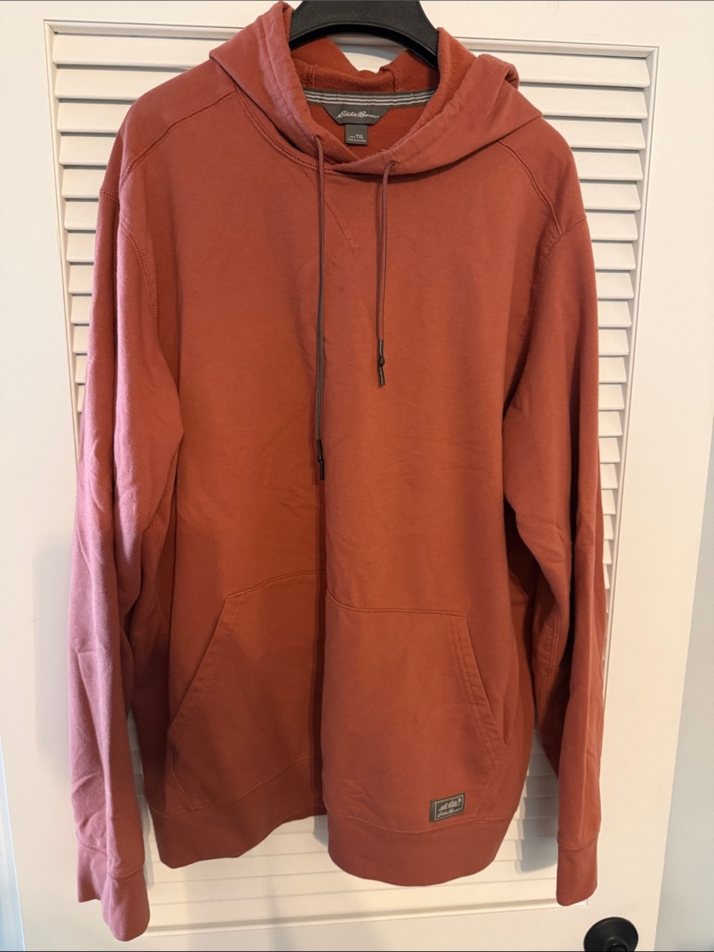 Eddie Bauer Men's Brick Red Pullover Hoodie
